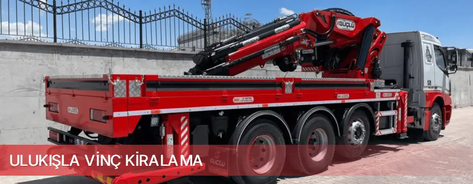 Ulukışla İlçemi Vinç Kiralama